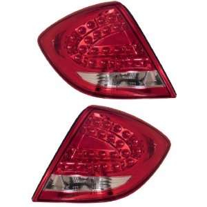 PONTIAC G6 05 07 LED 4 DR TAIL LIGHT RED/CLEAR NEW