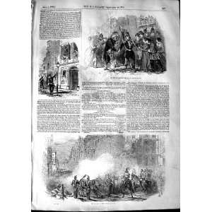   1848 CANNONADE ST. LAZARE WAR YOUNG GARDE MOBILE ARMY