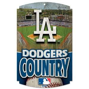 WinCraft Los Angeles Dodgers Country Wood Sign: Sports 