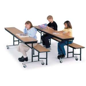    Convertible Bench Cafeteria Table   29W x 6L