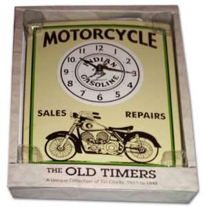  Large Indian Gasoline Motorcycle Sales Repairs Tin Wall 
