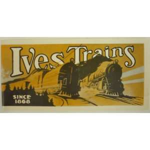  Ives 1929 Reprint Trains Catalog Toys & Games