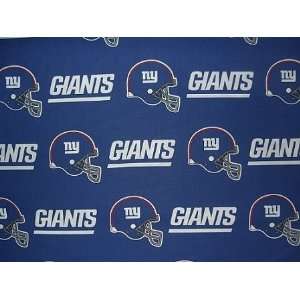 60 Wide New York Giants NFL Polar Fleece Fabric By the Yard:  