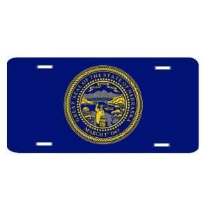  Nebraska State Flag Vanity Auto License Plate Tag 