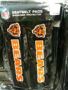 NFL Seat Belt Covers (1 Set) Chicago Bears  