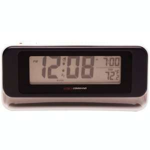   60902 Shadow Box LCD Alarm Clock with Voice Command Electronics