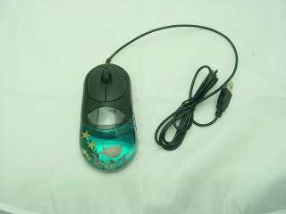 Optical USB Mouse w/ Real Hermit Crab, Shell, & Starfish / Acrylic 