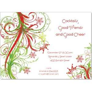  Snowflake Swirl White Invitations: Health & Personal Care