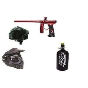  NEW EMPIRE INVERT MINI RED PAINTBALL MARKER PACKAGE 1 