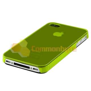   Green Hard Hybrid Skin Case Cover For iPhone 4 4S Verizon AT&T  