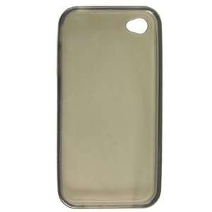  Clear Gray Smooth Soft Plastic Protective Case for iPhone 