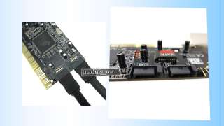 Port SATA SERIAL ATA PCI CONTROLLER RAID HDD PC CARD  
