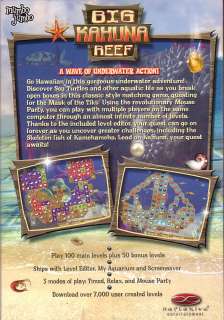 BIG KAHUNA REEF Ocean Puzzle PC & MAC Game NEW in BOX 811930102579 