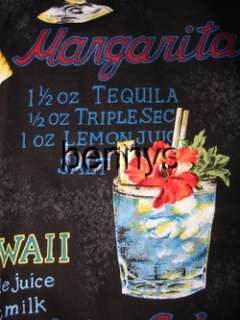 NEW Margarita Cocktails Recipe Hawaiian Shirt, 2XL  