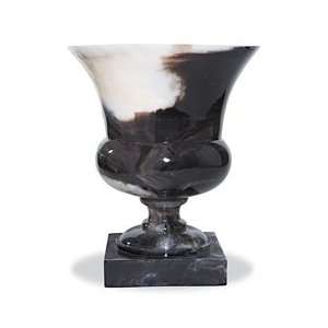  Black Marble Short Resin Vase