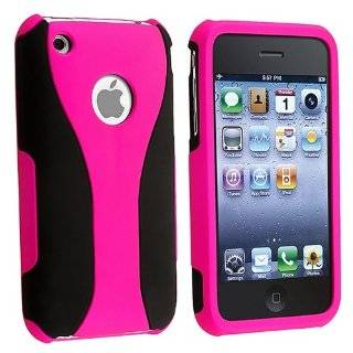 PINK 3PIECE HARD CASE COVER FOR iPhone? 3G 3GS S NEW