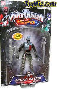 Power Rangers SPD Sound Patrol Figure Shadow Ranger  