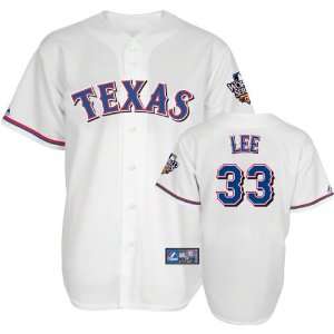  Cliff Lee Jersey: Texas Rangers #33 Home Replica Jersey 
