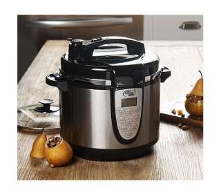 Cooks Essentials 5 Qt Stainless 7 Function Pressure Cooker  