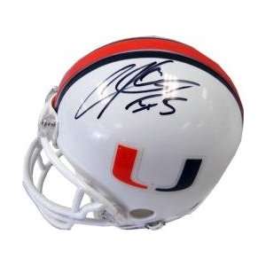  Andre Johnson Hand Signed Autographed Miami Hurricanes 