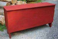 Primitive Handcrafted Blanket Chest  