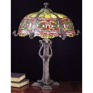  Meyda Tiffany 24707 2 Light Table Lamp Fixture: Home 