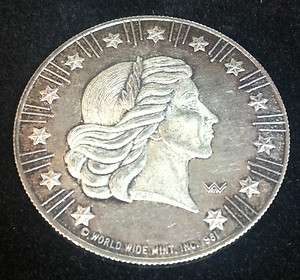 American Eagle   World Wide Mint Coin   1 oz .999 fine silver  