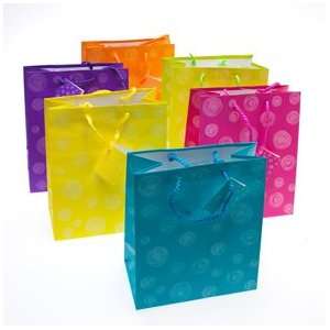  Medium Matte Swirl Gift Bags Toys & Games