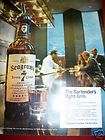 1968 Seagrams Seven Whiskey Bartenders Right Arm Ad