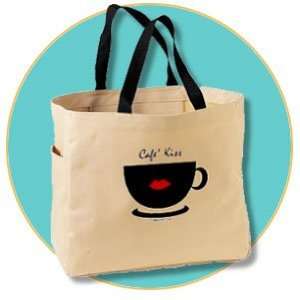  Cafe Kiss Tote Bag: Office Products