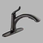 Delta Linden Single Handle Pull Out Kitchen Faucet 