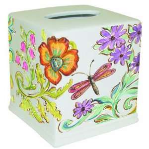  Madisons Garden Ceramic Tissue Box Cover