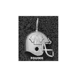  Fordham University Ram Helmet Pendant (Silver)