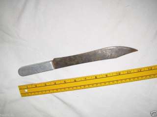 Trench Art Butcher Knife Hand Made Old File & Aluminum  