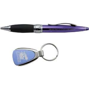   State Lakers Purple Chrome Pen and Keychain Set: Sports & Outdoors