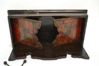 Tibetan Painted Folding Wooden Low Prayer Table MAR1819  