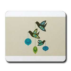  Mousepad (Mouse Pad) Retro Peace Birds: Everything Else