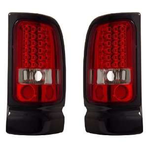  DODGE RAM 94 01 LED TAIL LIGHT RED/CLEAR NEW: Automotive