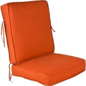   Texture Brick Boxed Edge Seat/Back Patio Cushion: Patio, Lawn & Garden