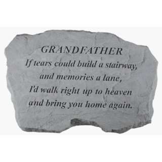   Memorial GRANDFATHER If tears could build 97320 Patio, Lawn & Garden