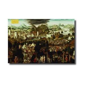  The Judgement Of Paris And The Trojan War 1540 Giclee 