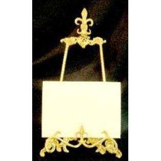 Mayer Mill Brass   DSF 1   Decorative Fleur De Lis Picture Stand at 