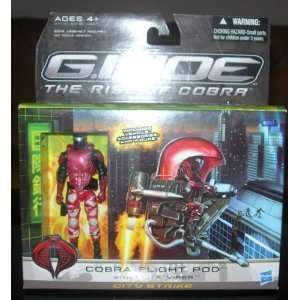    GI Joe Cobra Flight Pod with Elite Viper City Strike Toys & Games