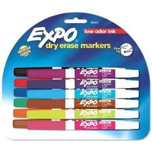   erase Markers, Fine Point, Nontoxic, 12/ST, Assorted 