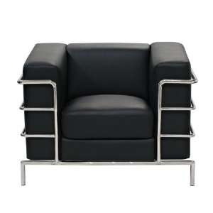 CITADEL CHAIR IN BLACK LEATHER BY DIAMOND SOFA Furniture & Decor