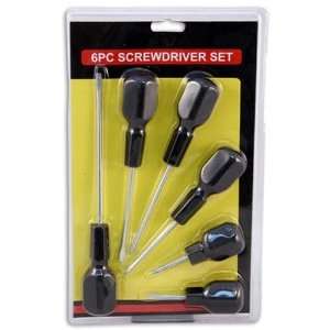  Screwdriver Set, 6 Piece Wide Handles Case Pack 36