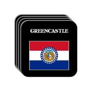  US State Flag   GREENCASTLE, Missouri (MO) Set of 4 Mini 