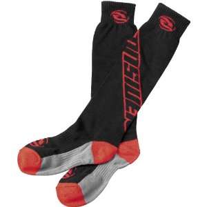  Answer Racing Thin Moto Socks   9 13/Black/Red Automotive