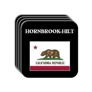 US State Flag   HORNBROOK HILT, California (CA) Set of 4 Mini Mousepad 