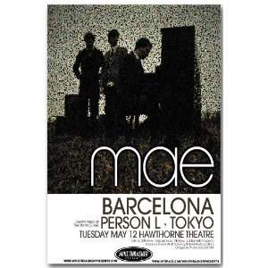  Mae Poster   Pi Concert Flyer   Barcelona